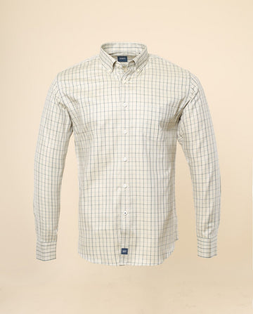 Camisa Casual 100% Algodão em Verde Claro